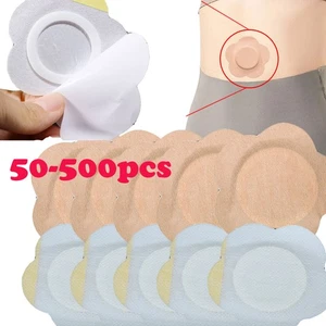 50/500PCS Disposable Castor Oil Pack Self-Adhesive Navel Stickers Replacement - Picture 1 of 12