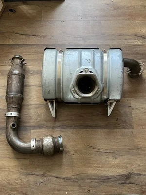 2022 Can Am Maverick X3 Turbo Exhaust Muffler And Exhaust Header Pipe - Image 1 of 3