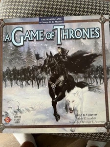 Game Of Thrones Board Game 1st Ed. 2003 Unused Fantasy flight Games - Picture 1 of 5