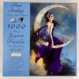 Rompecabezas SunsOut Moon Amathyst 1000 piezas arte de fantasía por Nene Thomas completo - Imagen 1 de 9