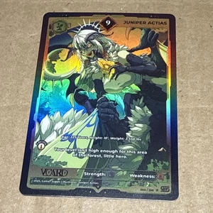 Tarjeta Juniper Actias 9 Holo 1ª Edición Mundos Despertados Tarjeta Gamer Supps 094/250 - Imagen 1 de 2