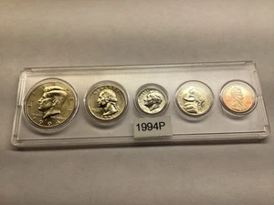 1994 P only US Mint Uncirculated 5 Coin Set in Whitman Holder 080225 41 - Picture 1 of 4