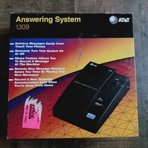 Vintage AT&T Land Line Remote Answering System 1309 Machine Open Box, No Manual  - Picture 1 of 4