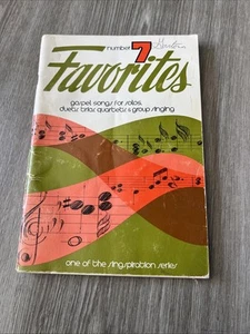 Favorites Number 7 Gospel Songs for Solo, Duet, Trio, Quartets & Group Singing - Picture 1 of 4