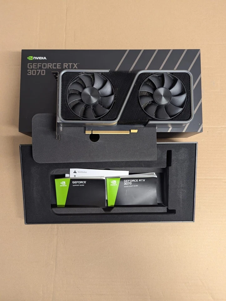 NVIDIA GeForce RTX 3070 Founders Edition 8GB GDDR6 Scheda Grafica GPU - Immagine 1 di 1