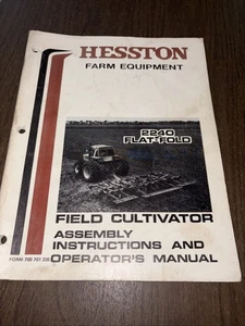 Hesston 2240 Flat Fold Feldgrubber Montageanleitung & Bedienungsanleitung - Bild 1 von 3