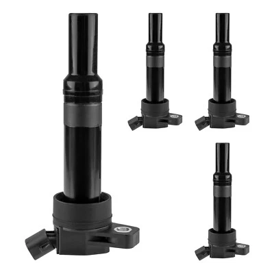 Paquete de 4 bobinas de encendido para Hyundai Elantra Tucson 2014 2015 2016 2017 2,0 L UF651 Foto 1 de 4