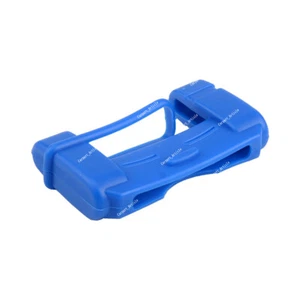 Universal Car Safety Belt Buckle Protector Clip Silicon Anti-Scratch Cover Blue - Picture 1 of 6