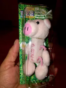 Pink Pez Barnyard Babies Candy Dispenser & Key Chain Pig(New) - Picture 1 of 7