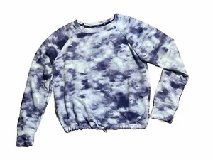 Gap Damen blau Batik Lounge Set Kordelzug Krawatten weich klein Freizeitkleidung - Bild 1 von 8