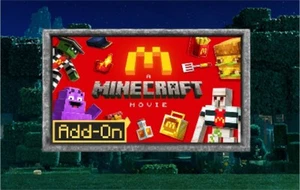 Minecraft Movie McDonald's Exclusive Add-On DLC Code Bedrock (DIGITAL ONLY) - Picture 1 of 6