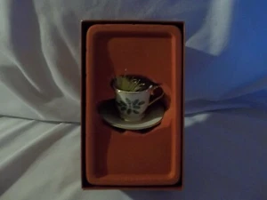 Lenox Holiday Tasse und Untertasse Ornament in Box - Bin N - Bild 1 von 7