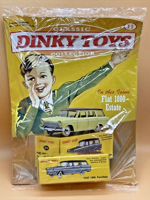 Dinky Classics Fiat 1800 Familiale 1:43 DeAgostini modelo en caja + cargador sellado Foto 1 de 4