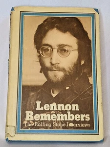 Lennon Remembers Rolling Stone Interviews 1971 First 1st Edition HC DJ BEATLES - Picture 1 of 20