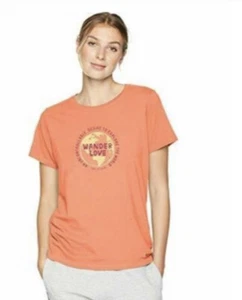 CAMISETA Life is Good Orange "WANDER LOVE" S/S Crusher S/S Para Mujer LG NUEVA CON ETIQUETAS - Imagen 1 de 2