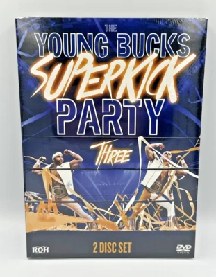 Ring Of Honor : The Young Bucks Super Kick Party 3 DVD 2 Disc Set ROH AEW NJPW - Image 1 of 2