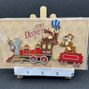 Disneyland Paris - Euro Disneyland Railroad - W.F. CODY Engine chip & Dale Pin