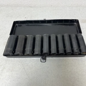 Campbell Hausfeld 1/2" Drive Deep Well SAE Socket Set-Impact Grade TL1029 - Picture 1 of 9