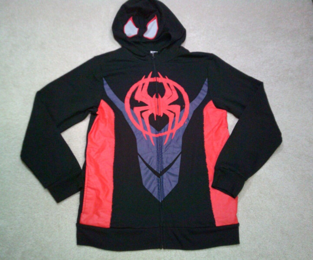 Marvel Sudadera con capucha con cremallera para niños pequeños y niños  grandes, color negro