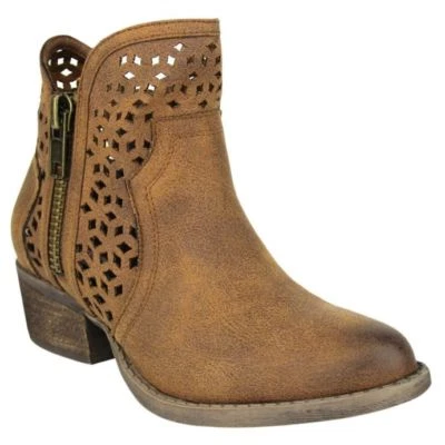 Botas femininas Etta de couro sintético largura média sem classificação - Imagem 1 de 2