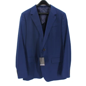 Bonobos Lanificio Comero Flexo Woven Wool Blue Sport Coat 48L NEW Blazer Jacket - Picture 1 of 6