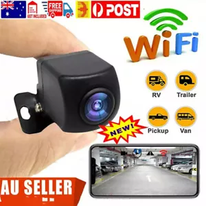 170° WiFi Wireless Car HD Rear/Front View Backup Reverse Camera For Android IOS - Picture 1 of 9