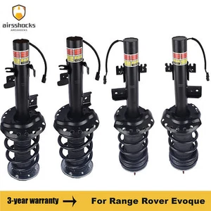 Full Set Shock Absorber Strut Assys w/ Electric for Range Rover Evoque 2012-2018 - Picture 1 of 7