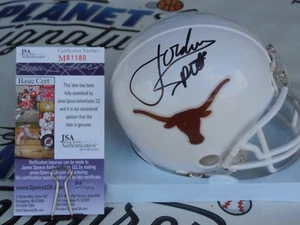 Jordan Spieth signed Texas Longhorns UT mini helmet 2015 Masters JSA COA - Picture 1 of 1