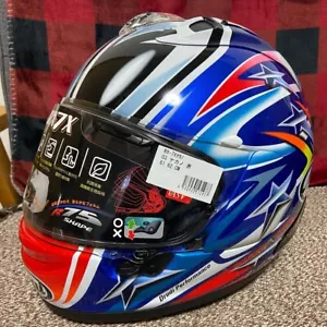 ARAI RX7X RX-7X NAKANO 2003 Red XL size (61-62CM) Shinya Nakano model 56Racing - Picture 1 of 6
