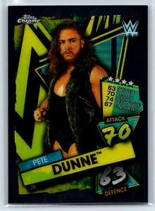 Pete Dunne 2021 Topps Chrome WWE Slam Attax #79 - Picture 1 of 2