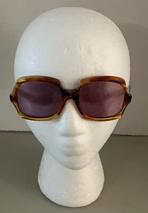 Vintage Brillengestell Schildpatt quadratisch ohne Marke nur Made in Italy - Bild 1 von 5