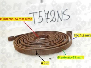 Molla di torsione a nastro piatto in acciaio auto,per: Fiat,Lancia,Alfa o moto  - Picture 1 of 3