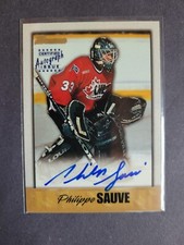 1998-99 Bowman CHL Auto Blue Philippe Sauve #A23 Auto Free Shipping 