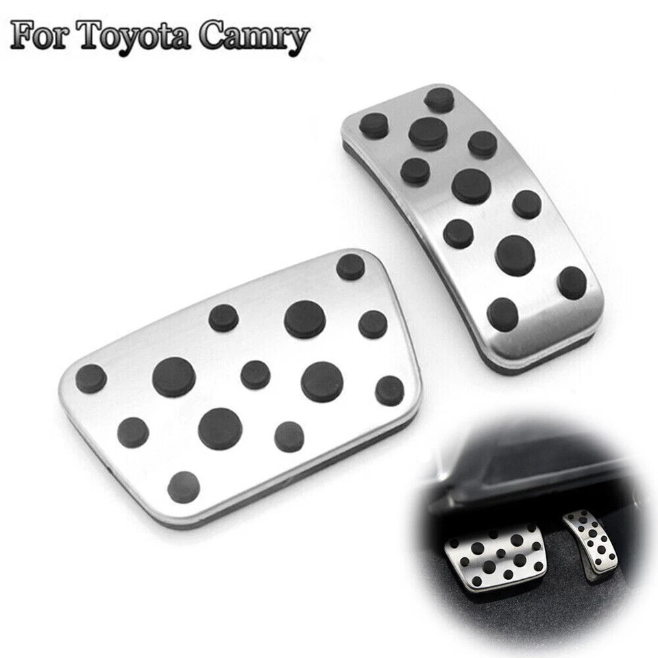Pastillas aceleradoras de pedal de freno de embrague antideslizantes para Toyota Camry 300H IS250 2014-18 Foto 1 de 4