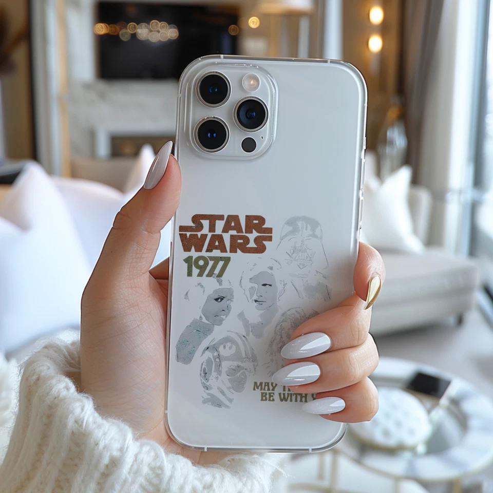 Retro Star Wars Characters Han Solo Leia Darth Vader May Phone Case AC725 - Image 1 of 1