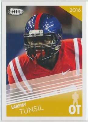 Laremy Tunsil - Ole Miss Rebels - 2016 SAGE Hit Football - RC - #8 - Imagem 1 de 2