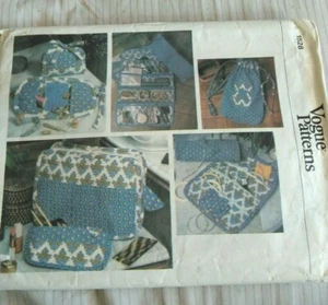 Vogue Travel Accessories Sewing Pattern 1528 From 1970s/80s - Picture 1 of 2