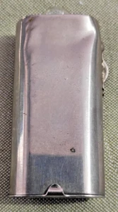 OLD MINITURE VEST POCKET FLASHLIGHT 2.5''X1.25'' NICKEL PLATED&ORIGINAL BATTERY - Picture 1 of 17