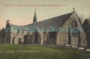 Poughkeepsie NY - HUDSON RIVER STATE HOSPITAL CHAPEL - Postcard - Picture 1 of 2