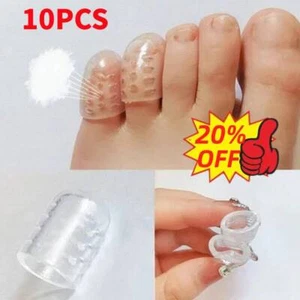 10 pz tappi in silicone anti-attrito protezione dita traspiranti DE - Foto 1 di 11