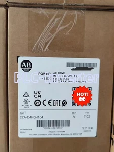 22A-D4P0N104 2022 SER A nuevo AB PowerFlex 4 1,5 kW 2 HP AC Drive - - Imagen 1 de 1