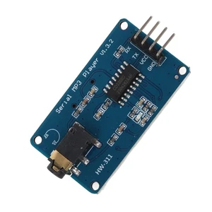 Module De Lecteur MP3 Port Série UART Carte De Contrôle De Lecture De Musique Av - Afbeelding 1 van 12