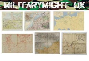 1 32/1 35 ESCALA RAF EUROPA MAPAS NAVEGACIÓN DIORAMA MODELO WW2 CALCOMANÍAS - Imagen 1 de 1