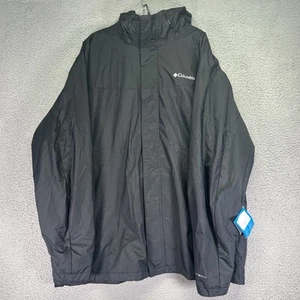 Columbia Jacket Mens 3XT Black Tunnel Falls Interchange Omni Tech Hiking Outdoor - Picture 1 of 9