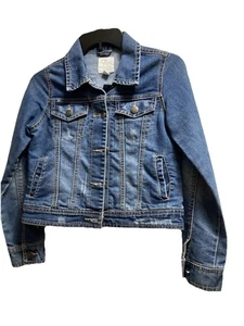 Girl’s The children’s place Cotton Denim jacket L 10/12 - Picture 1 of 4