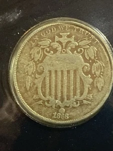 💎 1868 Shield Nickel Five Cent Type Set Beautiful Buffalo And Jefferson - Picture 1 of 11