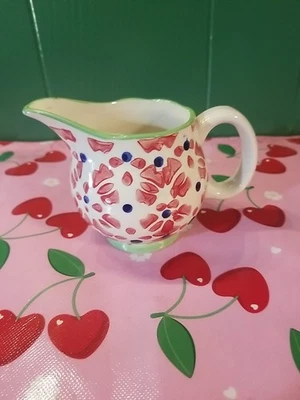 Signature Housewares Stoneware  Creamer Print 10-1 No Chips - Image 1 of 4