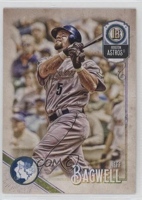 2018 Topps Gypsy Queen Short Print Gypsy Queen Logo Swap Jeff Bagwell #302 HOF - Image 1 of 2
