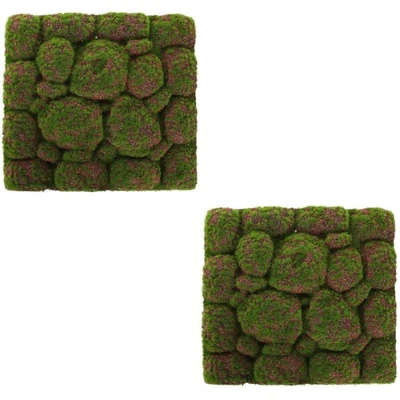  Set of 2 Moss Artificial Faux Moss for Decorating Moss Landscape Ornaments - Image 1 of 4
