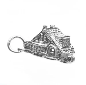 STERLING SILVER OPENING COUNTRY HOUSE CHARM - Picture 1 of 6